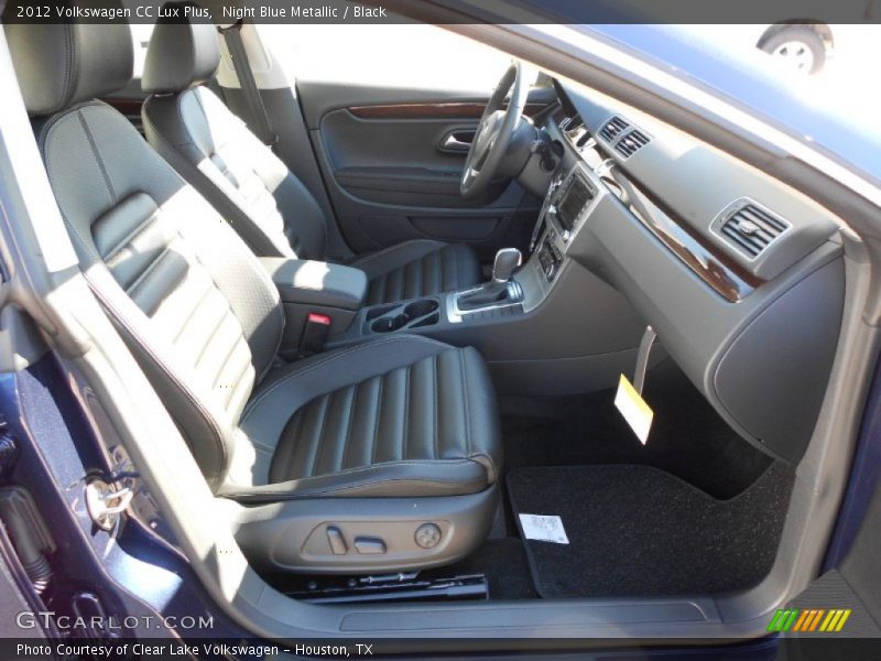 Night Blue Metallic / Black 2012 Volkswagen CC Lux Plus