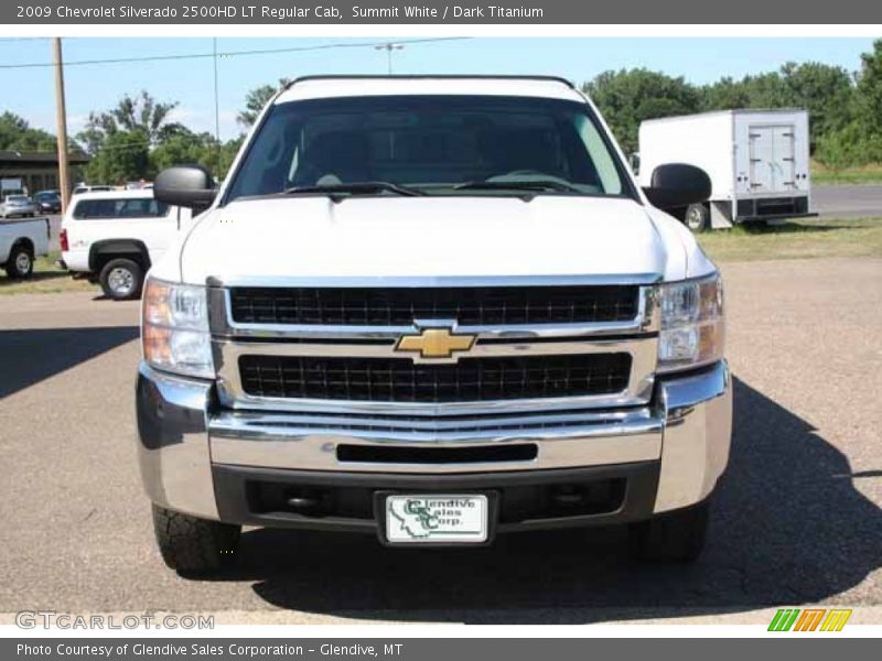 Summit White / Dark Titanium 2009 Chevrolet Silverado 2500HD LT Regular Cab