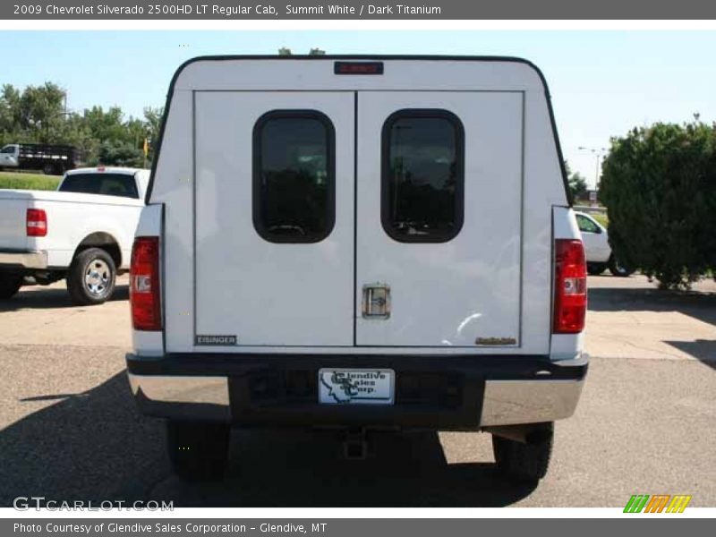 Summit White / Dark Titanium 2009 Chevrolet Silverado 2500HD LT Regular Cab