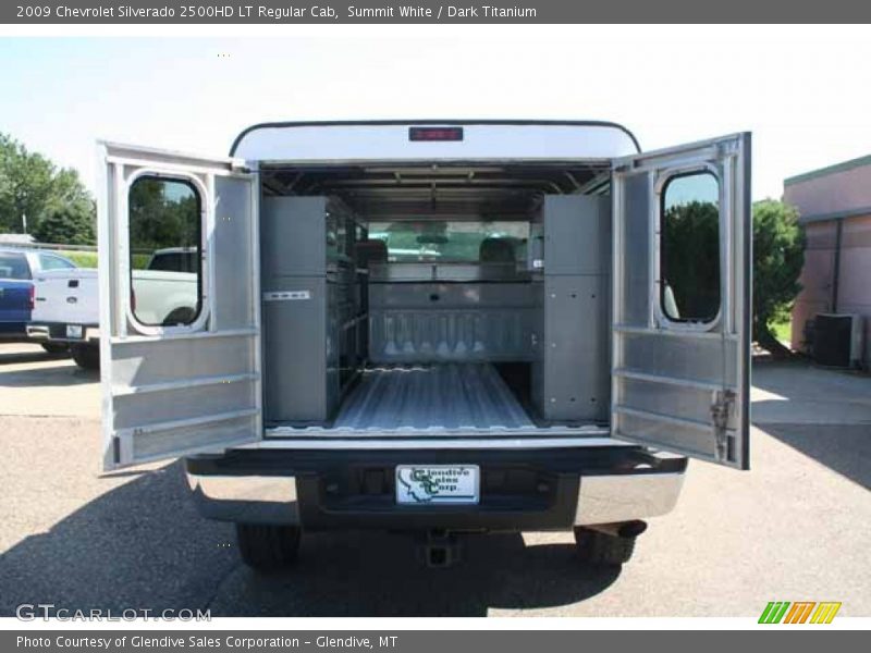 Summit White / Dark Titanium 2009 Chevrolet Silverado 2500HD LT Regular Cab