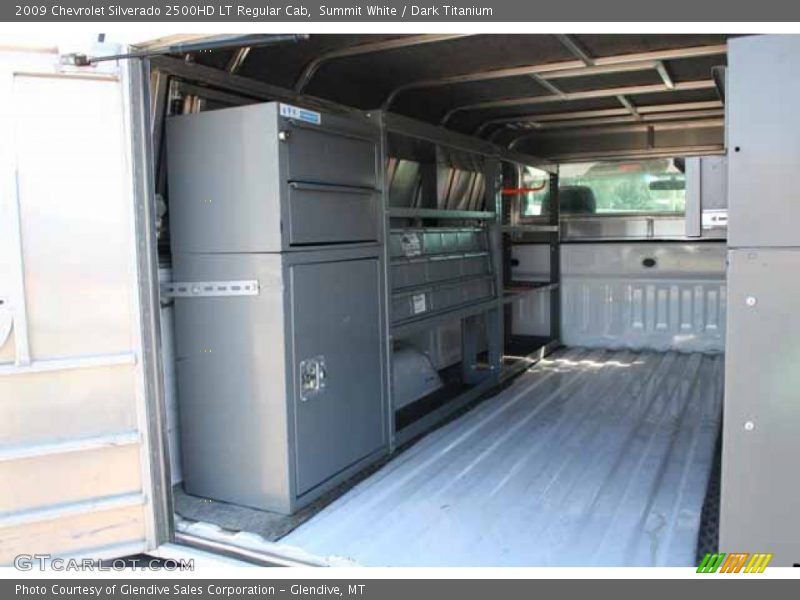 Summit White / Dark Titanium 2009 Chevrolet Silverado 2500HD LT Regular Cab