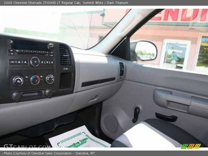 Summit White / Dark Titanium 2009 Chevrolet Silverado 2500HD LT Regular Cab