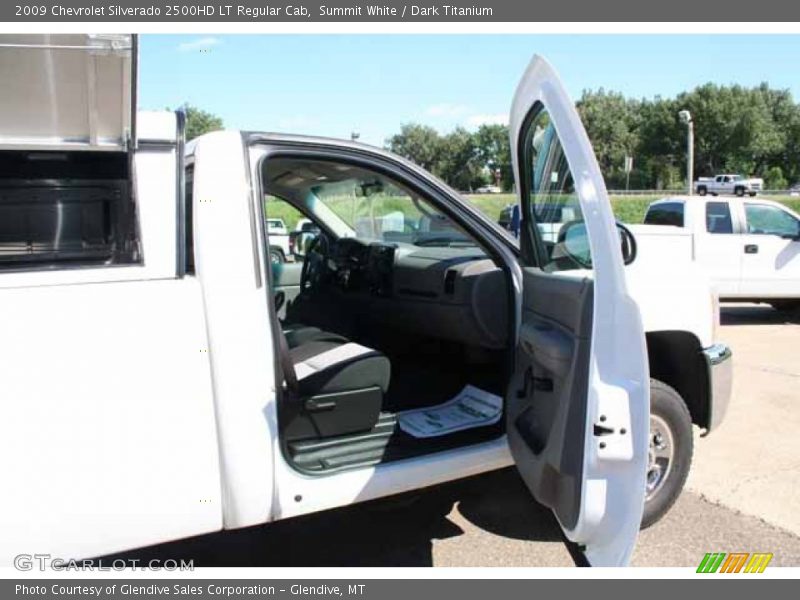 Summit White / Dark Titanium 2009 Chevrolet Silverado 2500HD LT Regular Cab