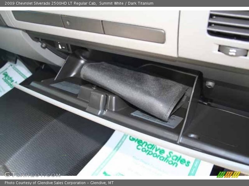 Summit White / Dark Titanium 2009 Chevrolet Silverado 2500HD LT Regular Cab