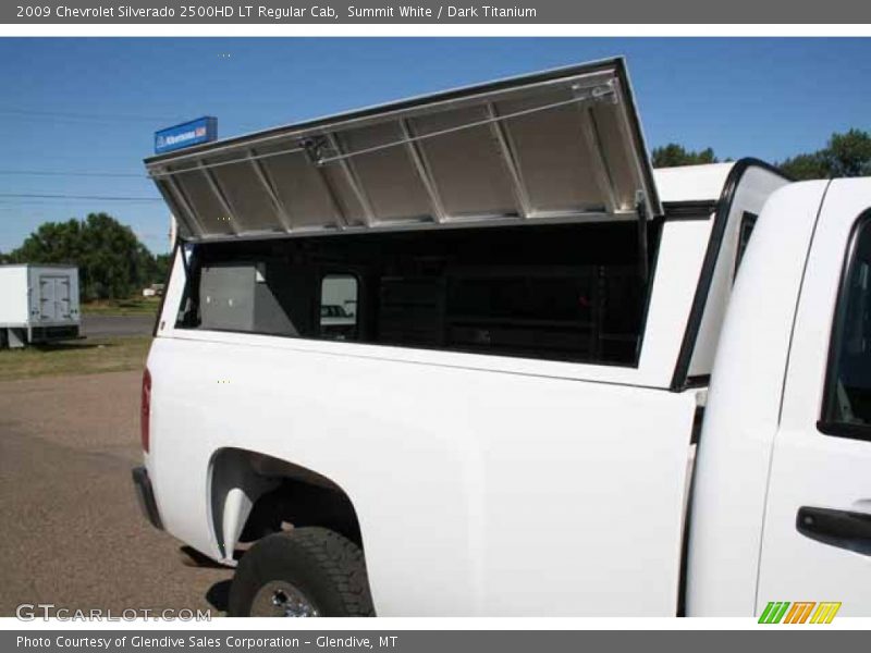 Summit White / Dark Titanium 2009 Chevrolet Silverado 2500HD LT Regular Cab