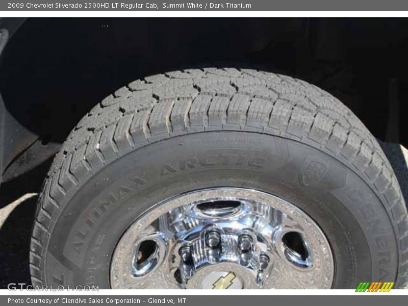 Summit White / Dark Titanium 2009 Chevrolet Silverado 2500HD LT Regular Cab