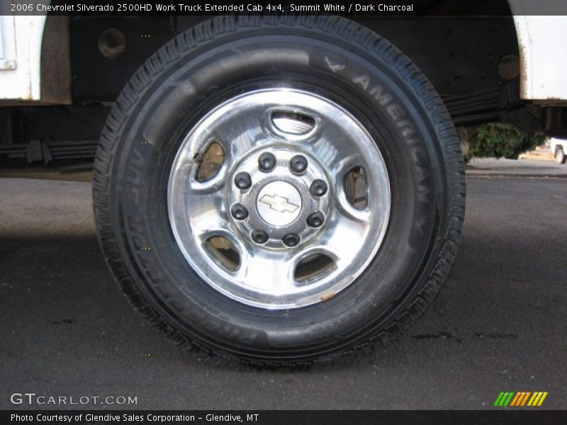 Summit White / Dark Charcoal 2006 Chevrolet Silverado 2500HD Work Truck Extended Cab 4x4