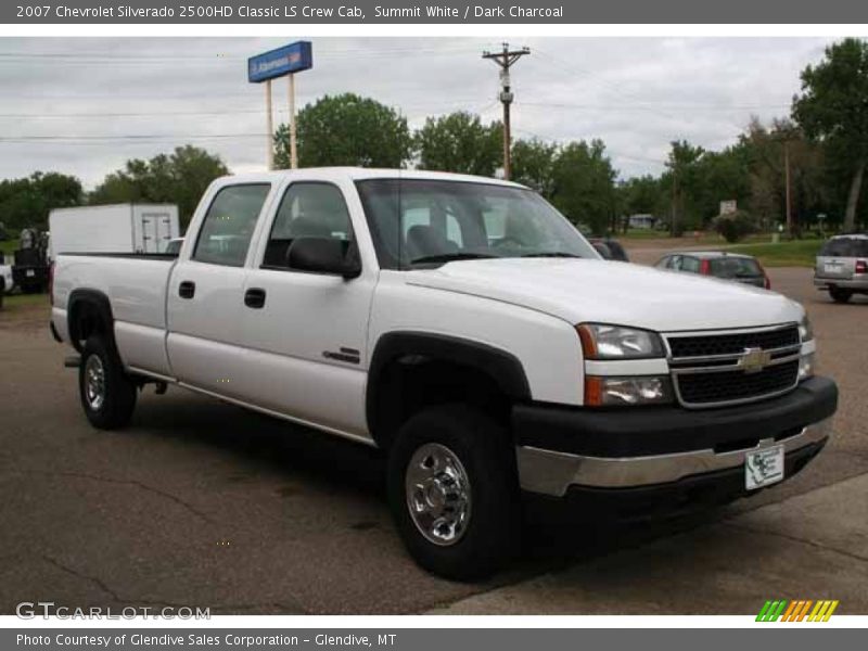Summit White / Dark Charcoal 2007 Chevrolet Silverado 2500HD Classic LS Crew Cab