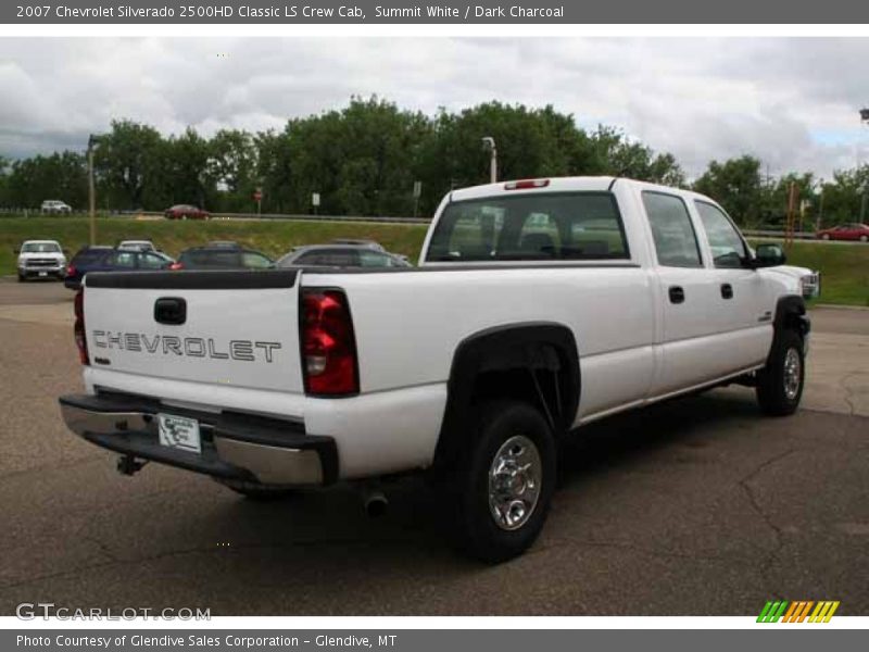 Summit White / Dark Charcoal 2007 Chevrolet Silverado 2500HD Classic LS Crew Cab