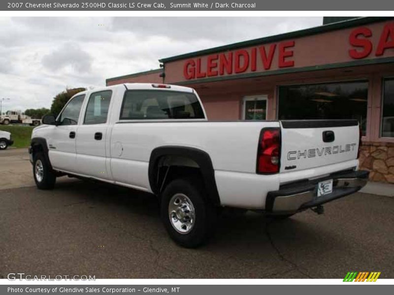Summit White / Dark Charcoal 2007 Chevrolet Silverado 2500HD Classic LS Crew Cab