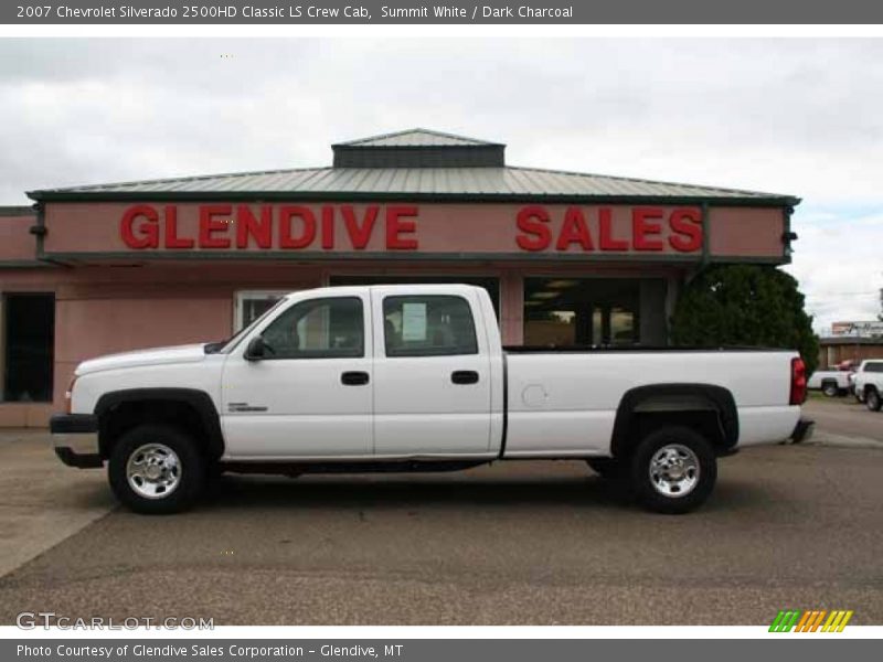 Summit White / Dark Charcoal 2007 Chevrolet Silverado 2500HD Classic LS Crew Cab