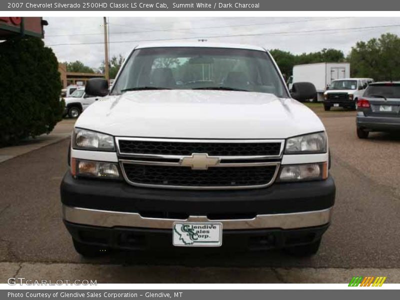 Summit White / Dark Charcoal 2007 Chevrolet Silverado 2500HD Classic LS Crew Cab