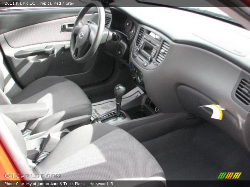 Tropical Red / Gray 2011 Kia Rio LX