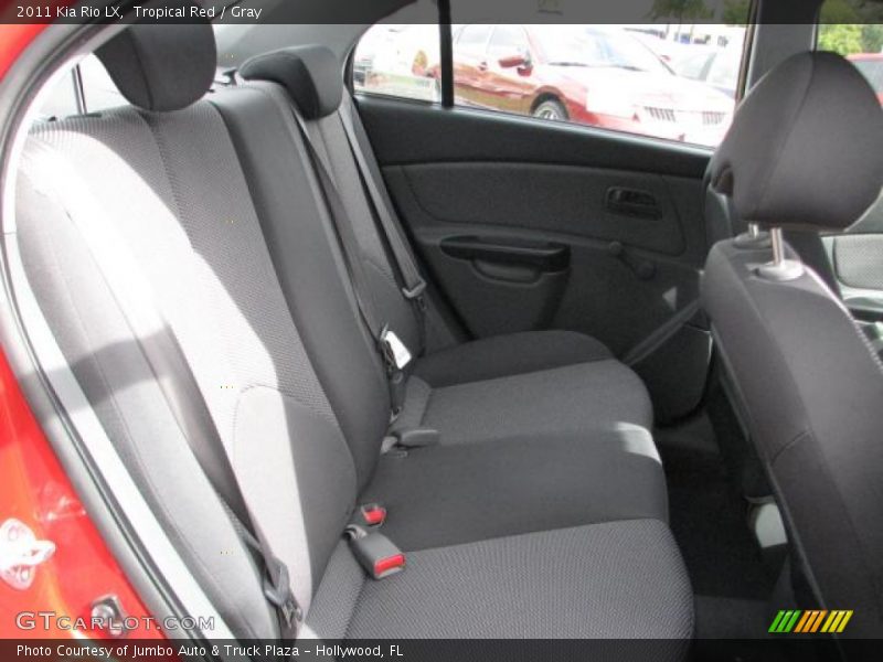 Tropical Red / Gray 2011 Kia Rio LX