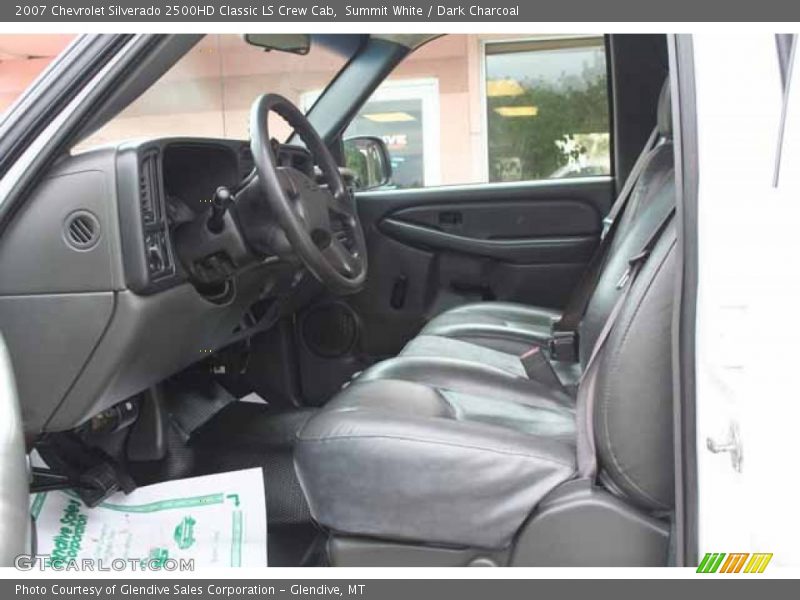 Summit White / Dark Charcoal 2007 Chevrolet Silverado 2500HD Classic LS Crew Cab