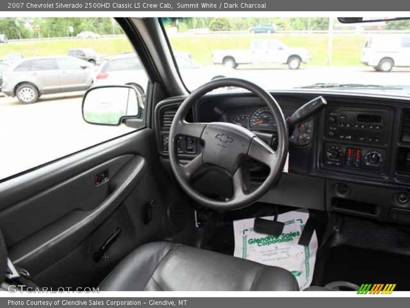 Summit White / Dark Charcoal 2007 Chevrolet Silverado 2500HD Classic LS Crew Cab