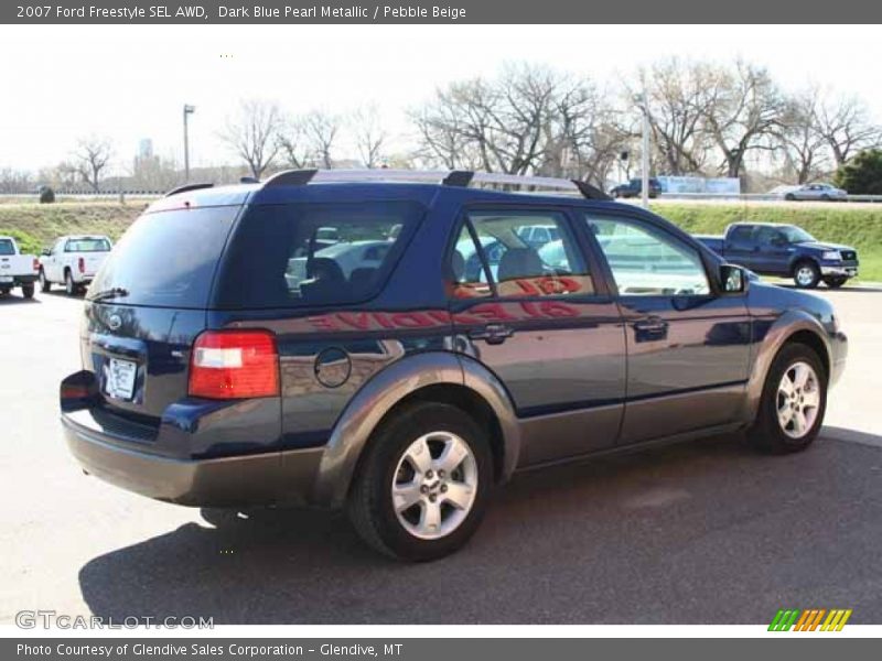 Dark Blue Pearl Metallic / Pebble Beige 2007 Ford Freestyle SEL AWD