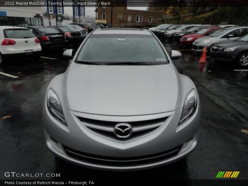Ingot Silver / Black 2012 Mazda MAZDA6 i Touring Sedan