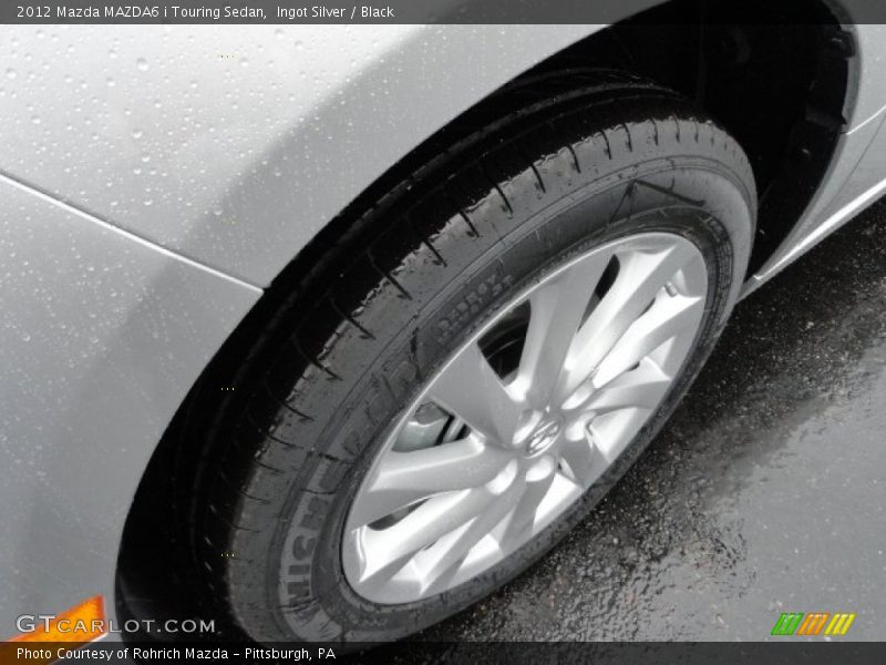 Ingot Silver / Black 2012 Mazda MAZDA6 i Touring Sedan