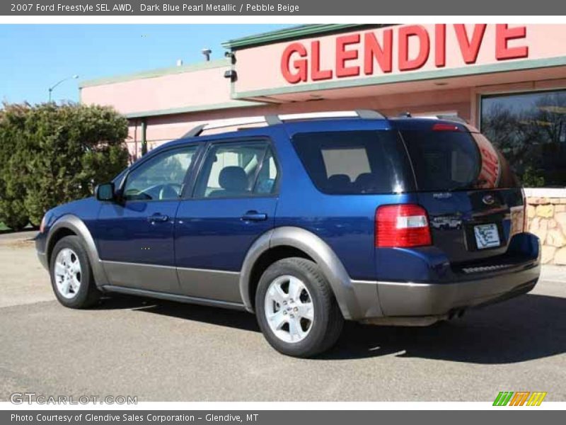 Dark Blue Pearl Metallic / Pebble Beige 2007 Ford Freestyle SEL AWD