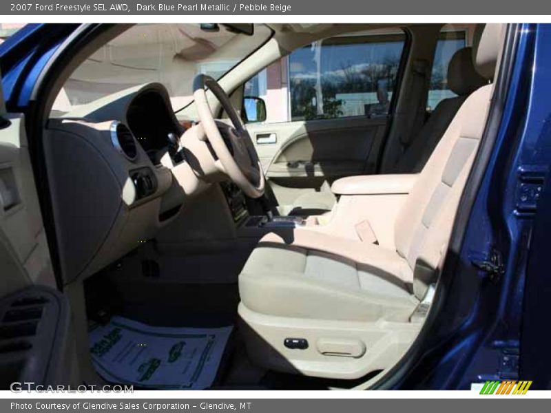 Dark Blue Pearl Metallic / Pebble Beige 2007 Ford Freestyle SEL AWD