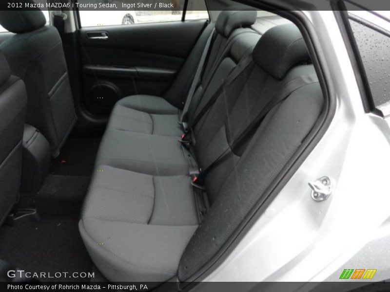 Ingot Silver / Black 2012 Mazda MAZDA6 i Touring Sedan