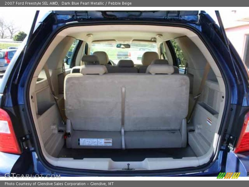 Dark Blue Pearl Metallic / Pebble Beige 2007 Ford Freestyle SEL AWD