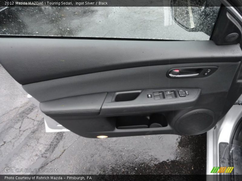 Ingot Silver / Black 2012 Mazda MAZDA6 i Touring Sedan