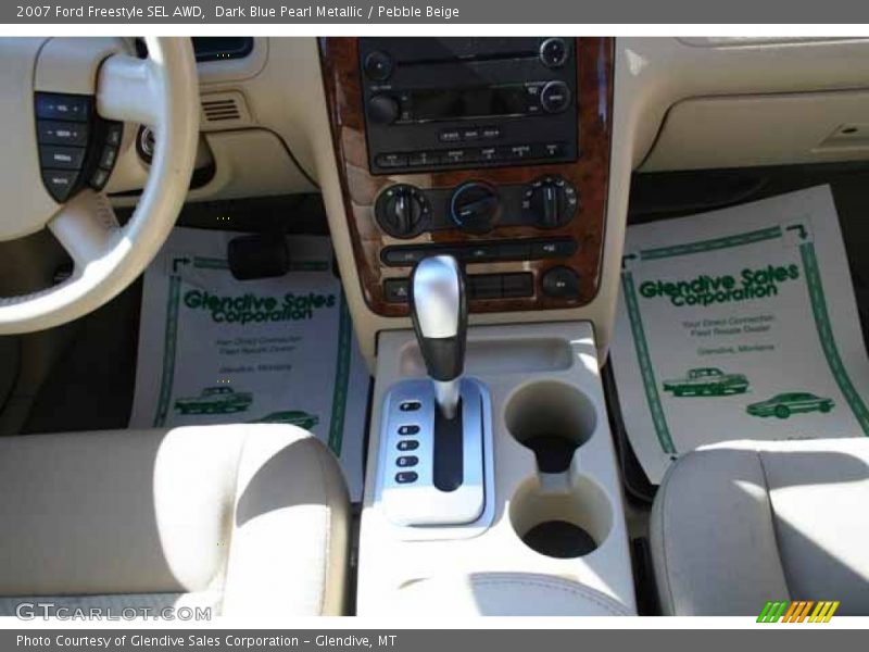 Dark Blue Pearl Metallic / Pebble Beige 2007 Ford Freestyle SEL AWD