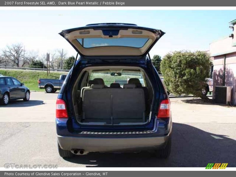 Dark Blue Pearl Metallic / Pebble Beige 2007 Ford Freestyle SEL AWD