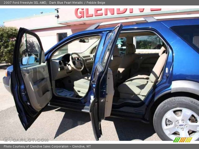 Dark Blue Pearl Metallic / Pebble Beige 2007 Ford Freestyle SEL AWD