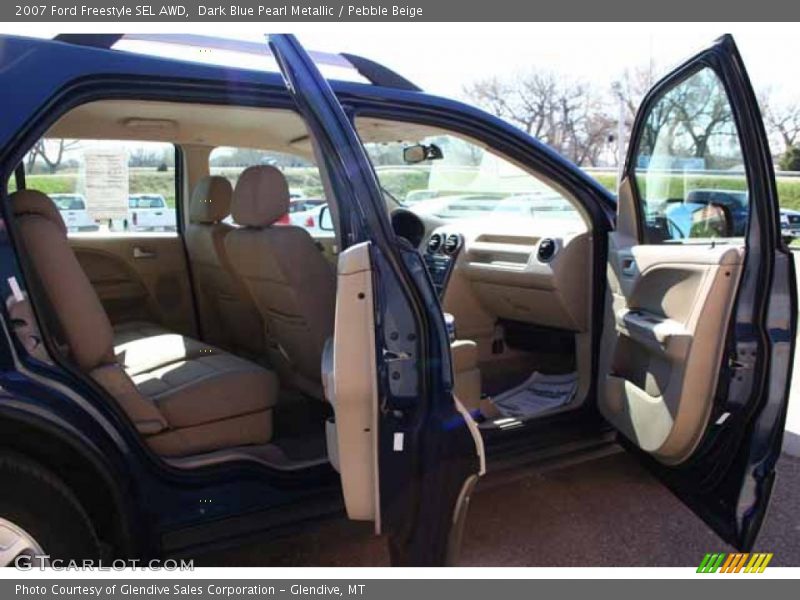 Dark Blue Pearl Metallic / Pebble Beige 2007 Ford Freestyle SEL AWD