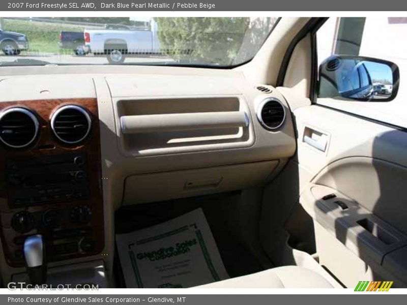 Dark Blue Pearl Metallic / Pebble Beige 2007 Ford Freestyle SEL AWD