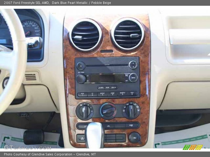 Dark Blue Pearl Metallic / Pebble Beige 2007 Ford Freestyle SEL AWD