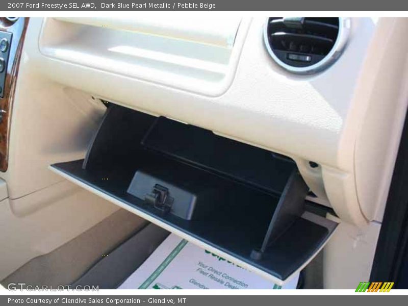 Dark Blue Pearl Metallic / Pebble Beige 2007 Ford Freestyle SEL AWD
