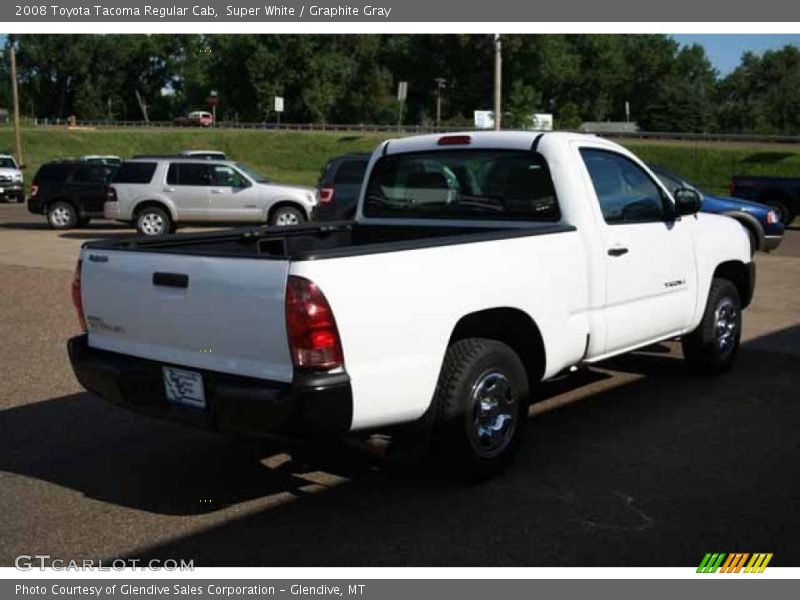 Super White / Graphite Gray 2008 Toyota Tacoma Regular Cab