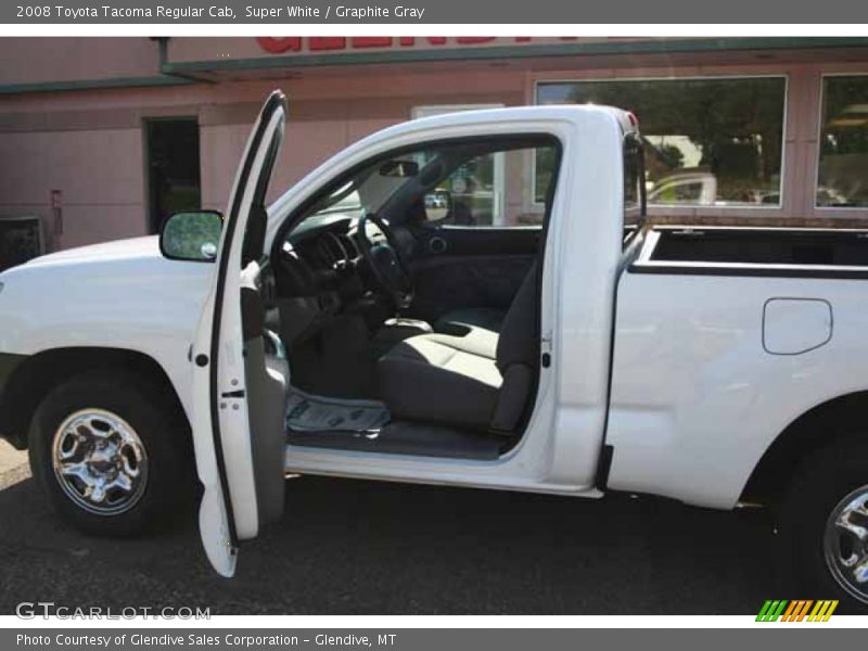 Super White / Graphite Gray 2008 Toyota Tacoma Regular Cab