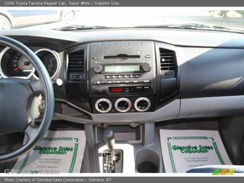 Super White / Graphite Gray 2008 Toyota Tacoma Regular Cab