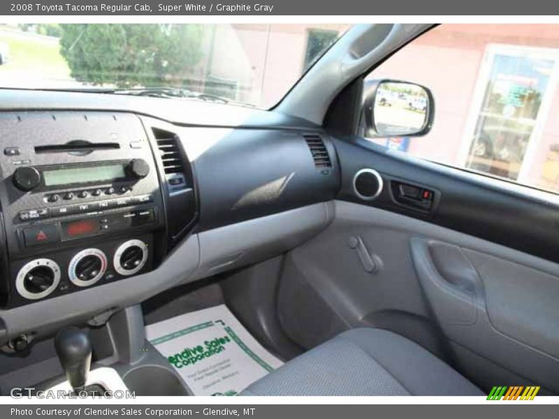 Super White / Graphite Gray 2008 Toyota Tacoma Regular Cab
