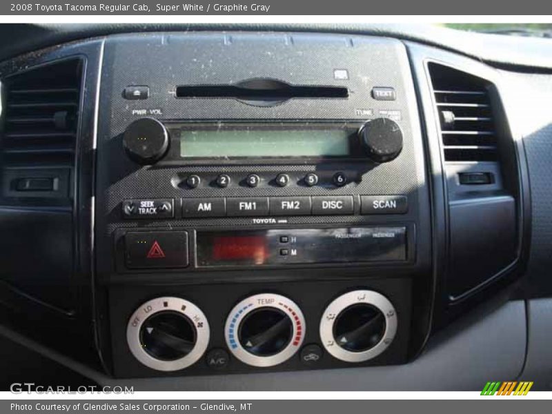 Super White / Graphite Gray 2008 Toyota Tacoma Regular Cab
