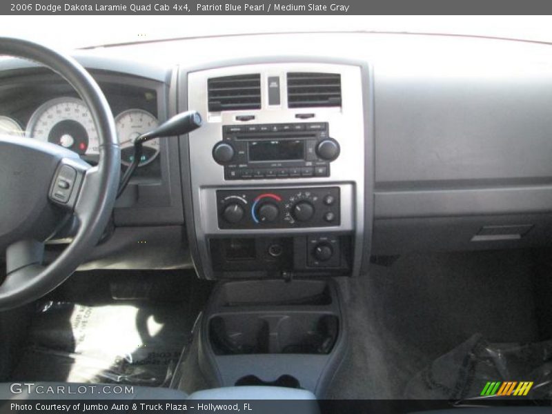 Patriot Blue Pearl / Medium Slate Gray 2006 Dodge Dakota Laramie Quad Cab 4x4