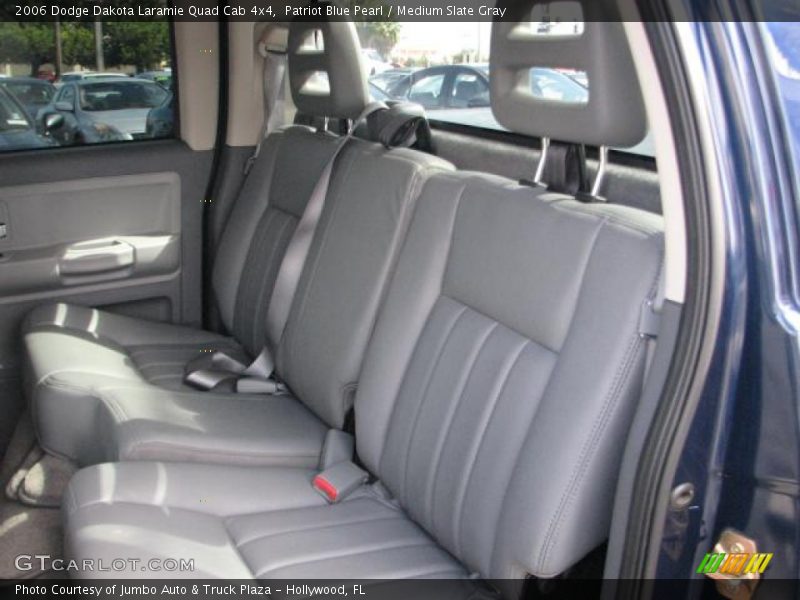 Patriot Blue Pearl / Medium Slate Gray 2006 Dodge Dakota Laramie Quad Cab 4x4
