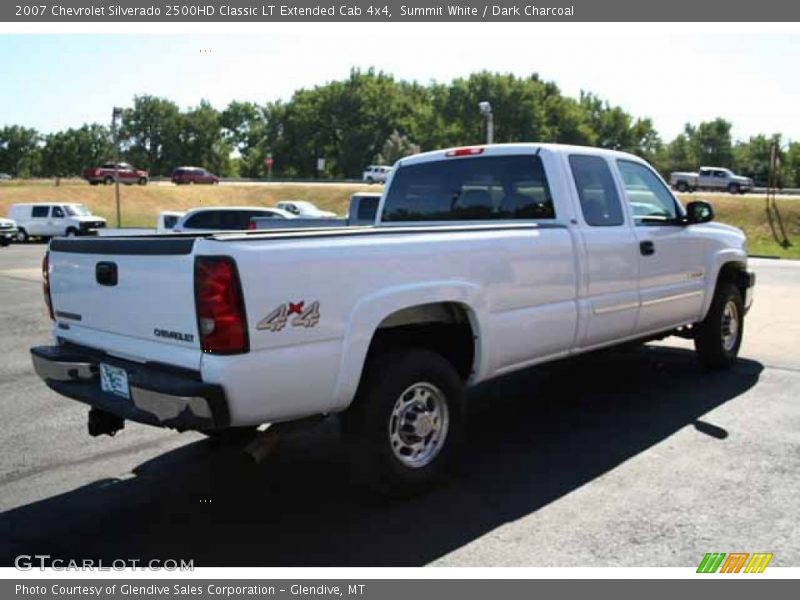 Summit White / Dark Charcoal 2007 Chevrolet Silverado 2500HD Classic LT Extended Cab 4x4