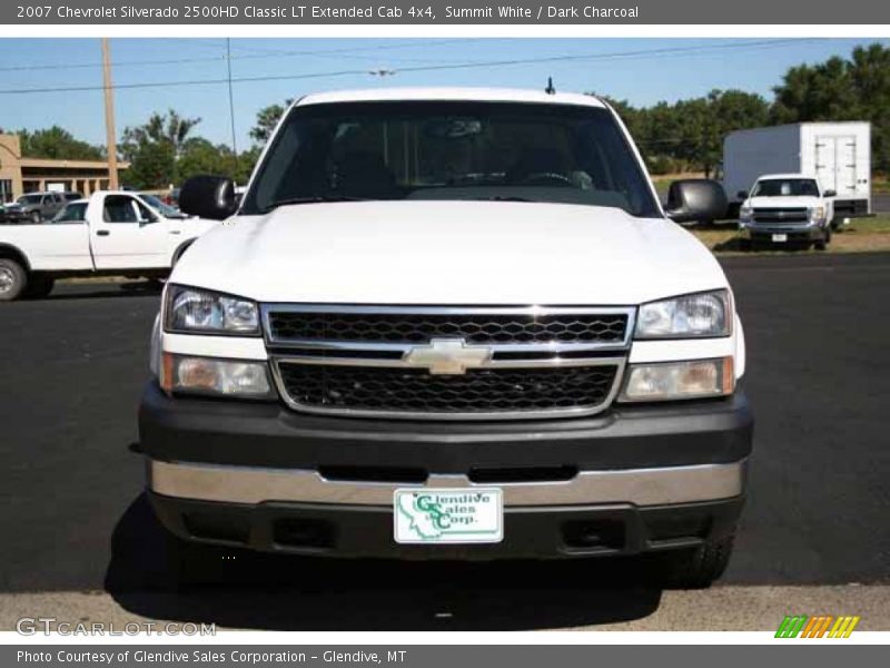 Summit White / Dark Charcoal 2007 Chevrolet Silverado 2500HD Classic LT Extended Cab 4x4