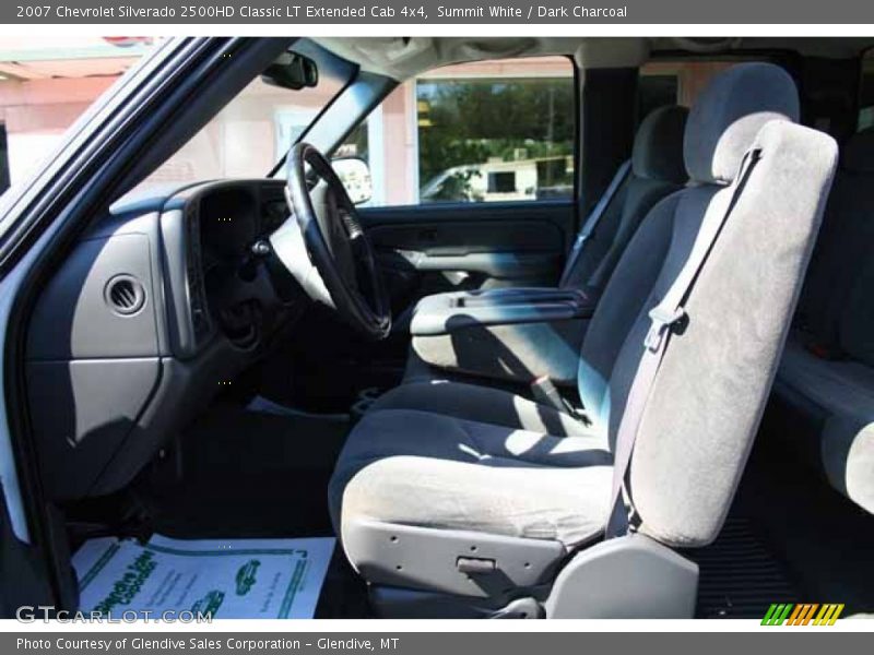 Summit White / Dark Charcoal 2007 Chevrolet Silverado 2500HD Classic LT Extended Cab 4x4