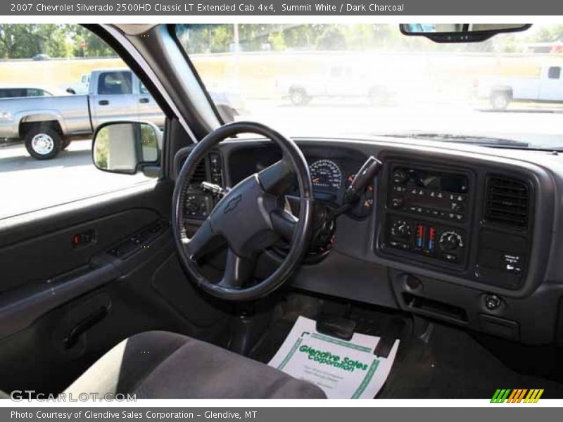 Summit White / Dark Charcoal 2007 Chevrolet Silverado 2500HD Classic LT Extended Cab 4x4