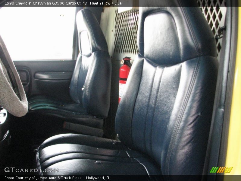 Fleet Yellow / Blue 1998 Chevrolet Chevy Van G3500 Cargo Utility