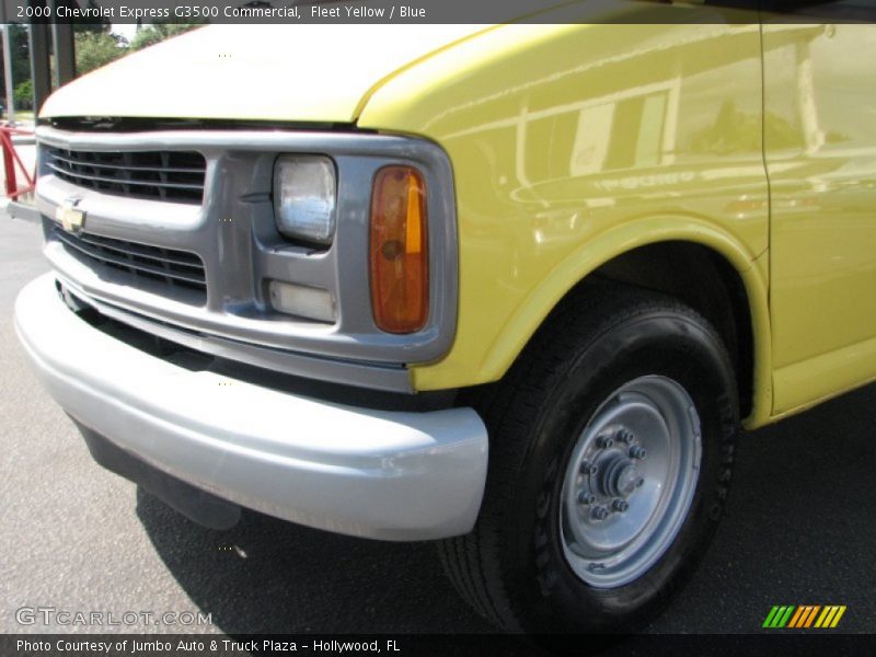 Fleet Yellow / Blue 2000 Chevrolet Express G3500 Commercial
