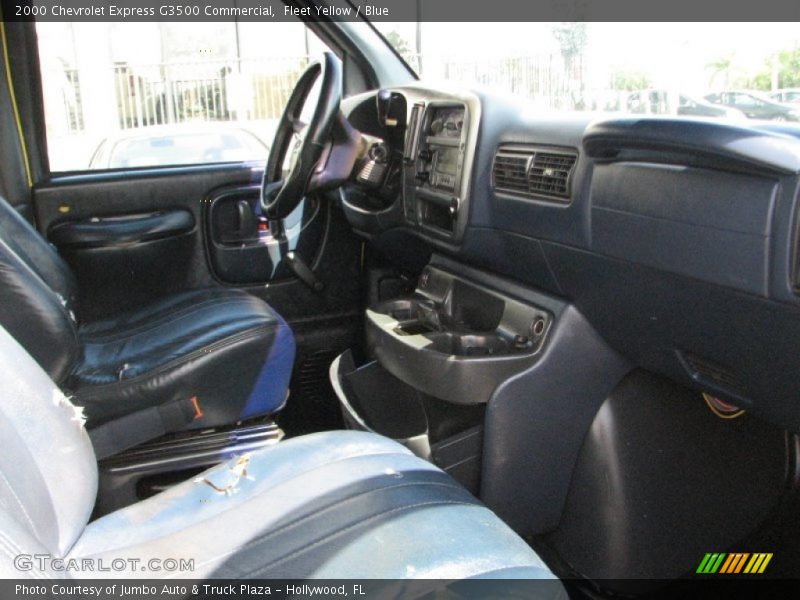 Fleet Yellow / Blue 2000 Chevrolet Express G3500 Commercial
