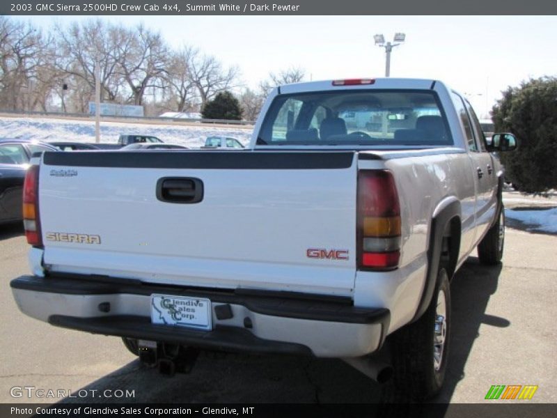 Summit White / Dark Pewter 2003 GMC Sierra 2500HD Crew Cab 4x4